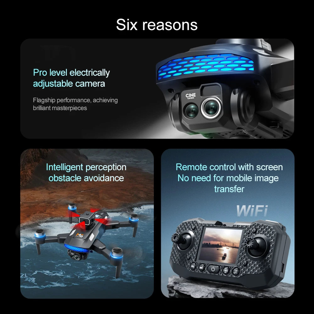 Xiaomi Mijia M6 Drone 8K Professional HD Camera Drones 5G WIFI FPV Video 4k UAV With screen Remote control RC Quadcopter Dron