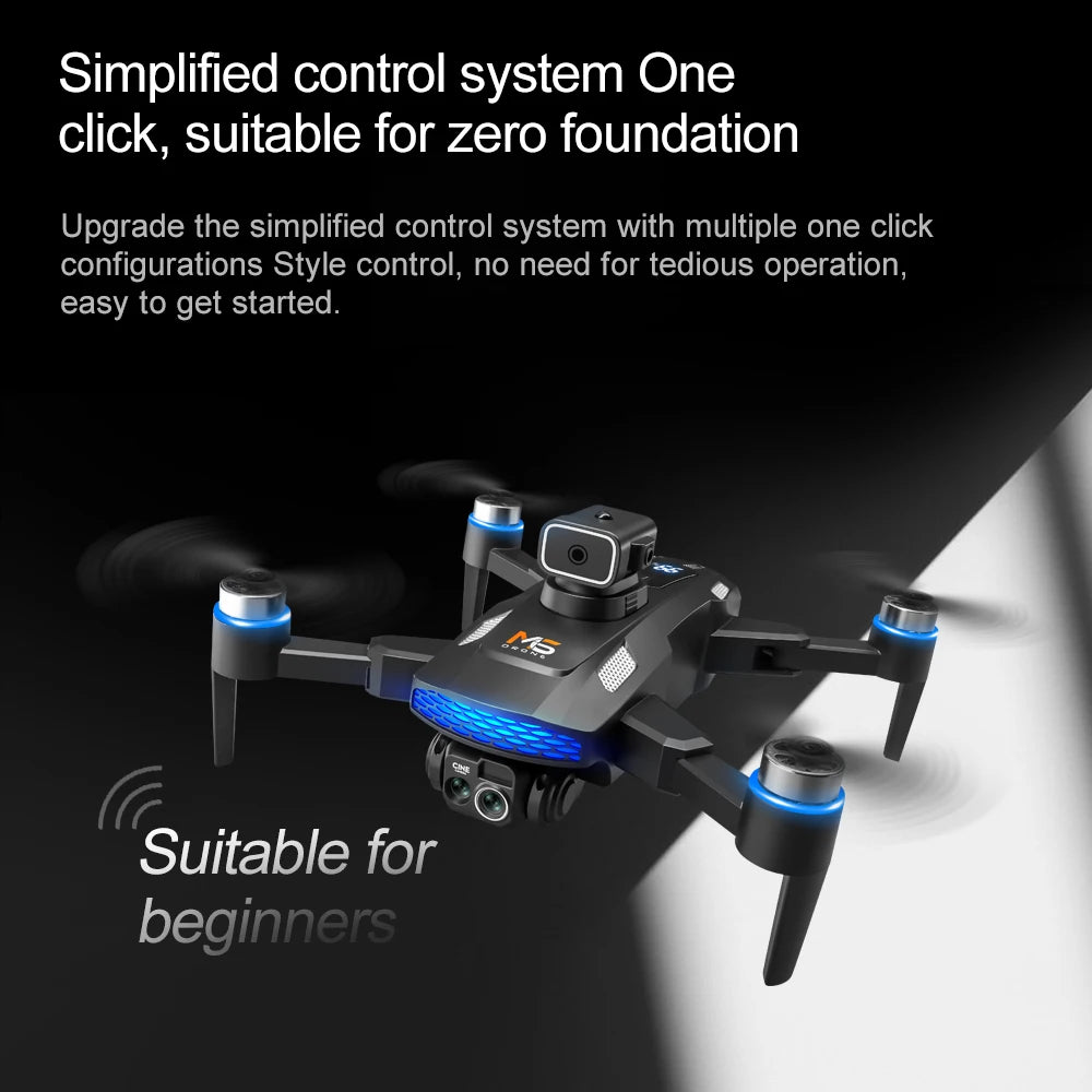 For Xiaomi M6 Drone Professional 8K Camera Drone 5G WIFI FPV  UAV With screen remote control RC Dron avoidance Aerial Quadcopter