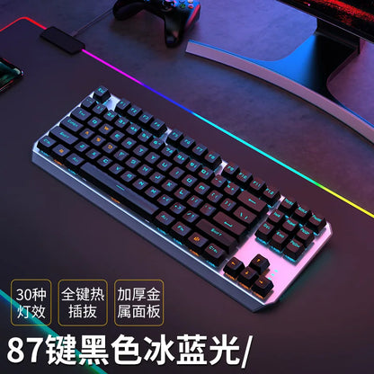 104Key Gaming Mechanical Keyboard 2.4G  Bluetooth Wired Keyboard RGB HotSwap Gamer sem fio teclado mecanino