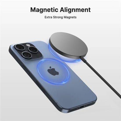 100W Magnetic Wireless Charger Pad USB + Type C For Magsafe iPhone 16 15 14 13 12 Pro Max Fast Charging Dock Station Chargers