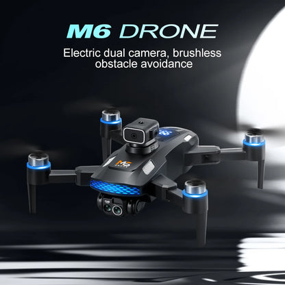 For Xiaomi M6 Drone Professional 8K Camera Drone 5G WIFI FPV  UAV With screen remote control RC Dron avoidance Aerial Quadcopter