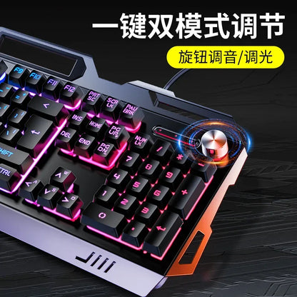 RGB Gamer Keyboard Gaming Keyboard and Mouse Headphone Gamer Kit Backlit USB Wired Computer KeyboardFor Pc Laptop 3 In1 Teclado