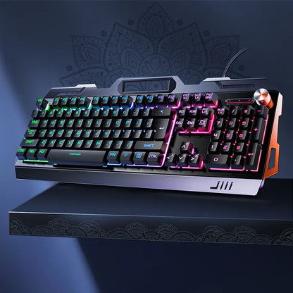 RGB Gamer Keyboard Gaming Keyboard and Mouse Headphone Gamer Kit Backlit USB Wired Computer KeyboardFor Pc Laptop 3 In1 Teclado