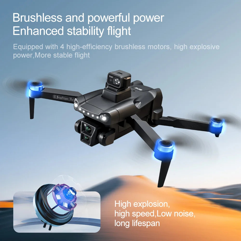 For Xiaomi V198GPS Drone ESC 8K Profesional HD Camera Brushless Obstacle Avoidance Aerial Optical Foldable Quadcopter Mini Dron